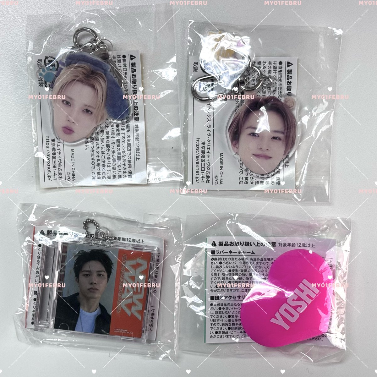 MY01FEBRU's tweet photo. 🇯🇵💎 Treasure กาชาปอง พร้อมส่ง 

🩵แจฮยอก jaehyuk  โยชิ yoshi จองฮวาน junghwan โดยอง doyoung 
ชิ้นละ 190฿ 

🩵 อาซาฮิ asahi 
ชิ้นละ 220฿ 

📦ค่าส่งเหมา 40฿ 

📩 สนใจหรือสอบถามเพิ่มเติม DM ได้เลยค่า

#ตลาดนัดtreasure #ตลาดนัดเด็กสมบัติ https://t.co/YwRmlABi4u