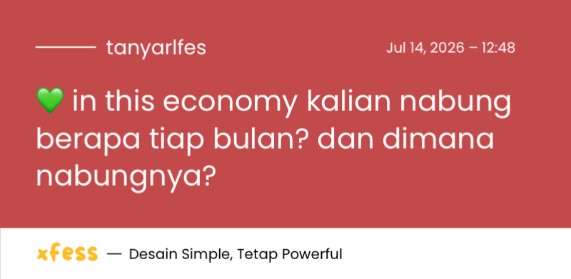 tanyarlfes's tweet photo. 💚 in this economy kalian nabung berapa tiap bulan? dan dimana nabungnya? https://t.co/3mNH7MA5pp