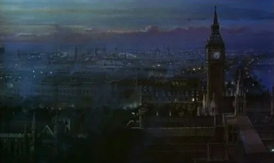 WildNeidr's tweet photo. Old animation films were art. Now they're cheap plastic rubbish. 

I've included Peter Ellenshaw's beautiful paintings of London in Mary Poppins (1964). https://t.co/MtoCHAo2mL