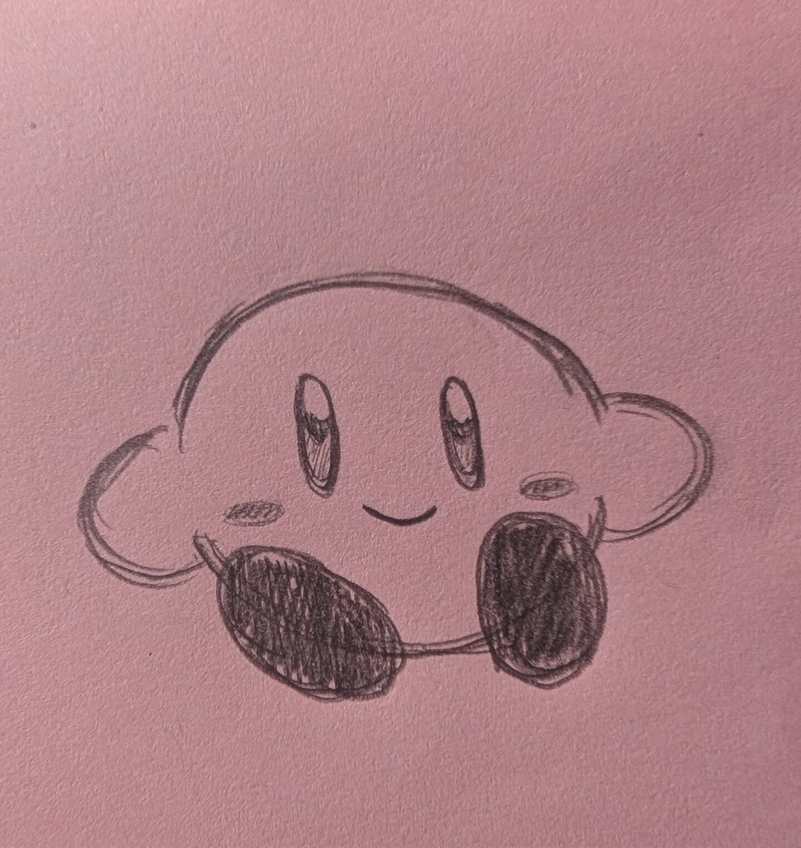 arisiamagic's tweet photo. やっぱりアナログ（シャーペン）の方が描きやすーい(⁠*⁠´⁠ω⁠｀⁠*⁠)
デジタルになると急に難しくなるのはなんでだろうね🤔

#星のカービィ
#ファンアート https://t.co/oTvzB2okvI