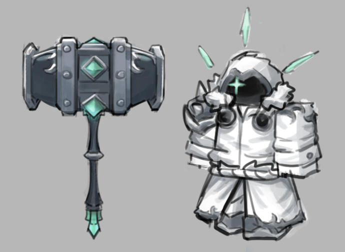 luqcre's tweet photo. Can you guess ALL the Roblox items behind this concept?

#robloxart #robloxdev https://t.co/aLz40xdNUU