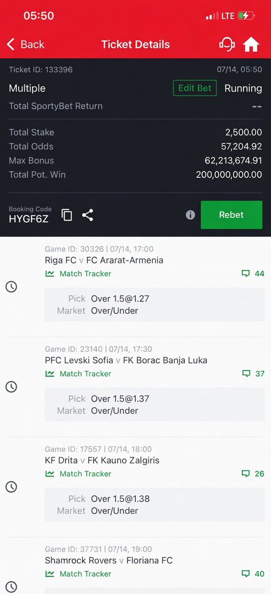 BlaqYonda7's tweet photo. 2026 Blessing ⚽️ 🪽(Over 1.5)

57k odds (Today only)

2500 wins 200 million 

Retweet and drop id 

Flex 💪🏼 edit ✍️ ignore 😏 https://t.co/BRWQFwkhB6