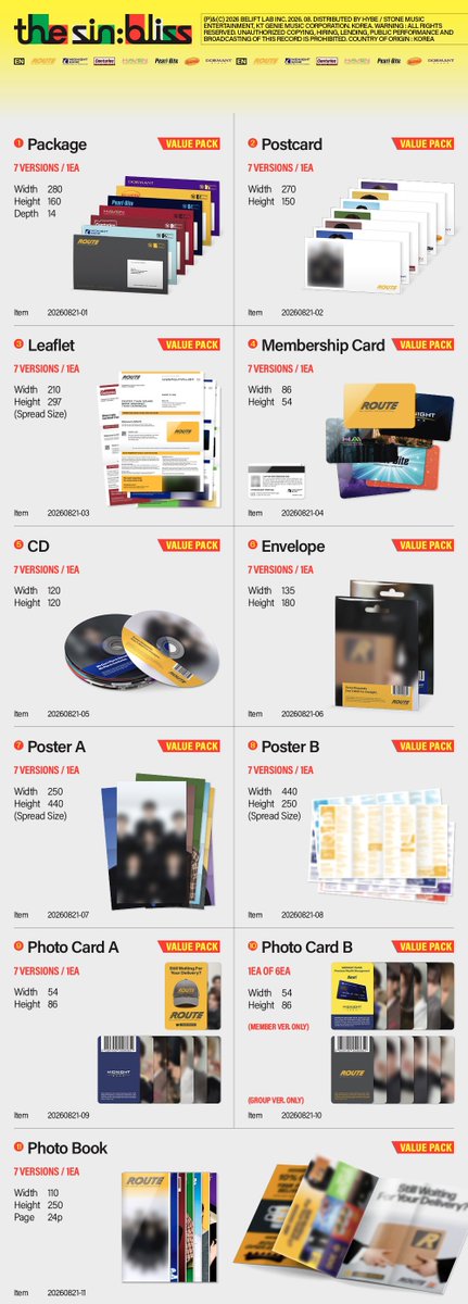 P_BunnyYo's tweet photo. Pls RT~สุ่มแจก4บั้ม / เงิน100บ-3รางวัล

[Pre บั้มไซน์] ENHYPEN 8th Mini Album‘THE SIN: BLISS’

📚 PHOTOBOOK ver.(Take1/2/3/4 ver.)
บั้มละ 360฿/ SET 1400฿
💌 ENGENE ver. SET 2000฿ 
🚢 ราคารวมภาษี&ส่งกลับเรือเร็ว
📦 ค่าส่งเหมา50฿ /นัดรับ
💳 รับมัดจำ ชำระส่วนที่เหลือตอนบั้มถึงไทย

สั่งซื้อ
🔗 https://t.co/piIAiaJxkR

#ตลาดนัดENHYPEN #ตลาดนัดเอนไฮเพน