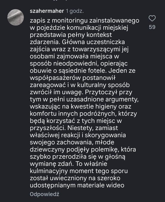 Krol_Macius_I's tweet photo. „Wyrok wydali, wyrok wykonali. Żywcem pogrzebali. Na fali, skurwysyny, co, co? Kpiny?
To nowiny! Czyżby zrzedły wam miny?”

Dokładnie tak jak opisuje @szahermaher.

Dziewczyna z koleżankami rozsiadła się w komunikacji miejskiej tak, że normalny człowiek nie mógł usiąść. Jeden z pasażerów w kulturalny, spokojny sposób zwrócił im uwagę – argumentując higieną i komfortem innych.

Zamiast „przepraszam, zaraz się przesuniemy” – dostał histerię, krzyk, wyzwiska i nagranie, które miało go zniszczyć.

I co? Poszło w eter: „patus, cham, menel, stary dziad”.
Bo jak ktoś śmie zwrócić uwagę rozkapryszonym pannicom, to od razu „molestuje”, „agresywny”, „mowa nienawiści”.

A jak wychodzą fakty, że to one prowokowały, nagrywały eskalację i udawały ofiary – to nagle cisza. Albo jeszcze większe oburzenie, że ktoś „naskakuje na młode dziewczyny”.

Podobny schemat co u @KonfituraWAkcji  (cos wiecej w komentarzu) – prowokacja, agresja, a potem wrzucamy tylko fragment z „ofiarą”.

Polskie elity przeproszą tego człowieka? 

Czy znowu dostanie 3 lata za „mowę nienawiści”, bo ośmielił się upomnieć i wychować?

Czas skończyć z tą chorym narracją, w której chamstwo i brak szacunku jest chronione, a uprzejma uwaga – karana.

PFK Nowiny – celnie to ująłeś.

Ludzie, nie dajmy się robić w balona.

#sprawiedliwość #komunikacjamiejska #prowokacjemedialna