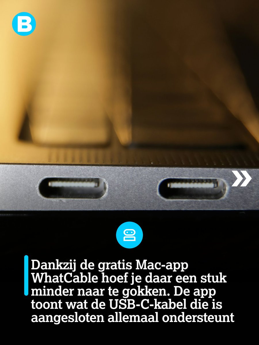 Bright's tweet photo. USB-C... Zelfde connector en toch zoveel verschil
Lees hoe je de app instelt op https://t.co/SsEjkeJNcN
#bright #technieuws #macbook #usbc #howto https://t.co/34bS7g4SQD