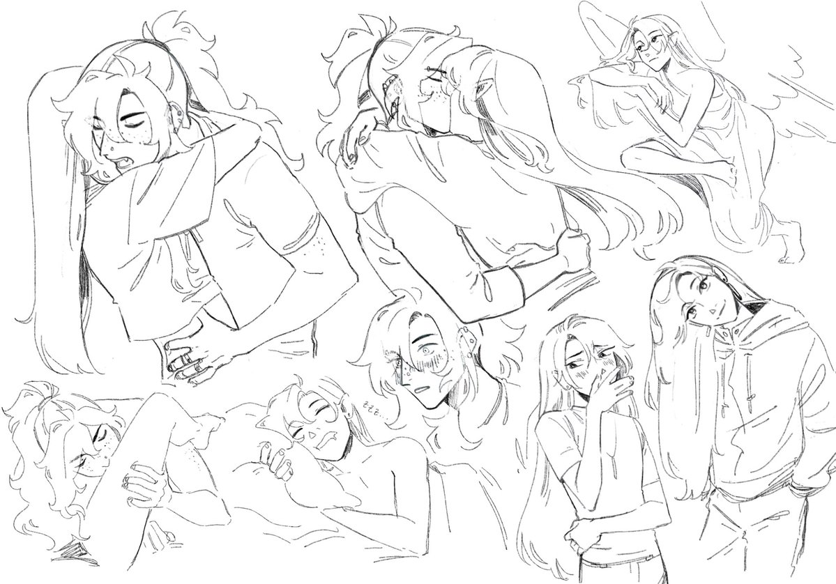 suncytia's tweet photo. more sketches!! https://t.co/k6uaeMSD4i