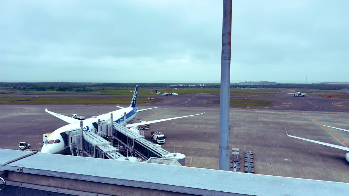 hefa132's tweet photo. 久しぶりの千歳空港ー！
雨が降ってきて頭が濡れちゃったから
展望デッキには少ししかいられなかったけど
飛行機たくさん見られて楽しかった^_^

あ〜東京行きたいなー好きな人と
ディズニーランド行ってみたいー
#千歳空港 https://t.co/lHCfNu04Lj