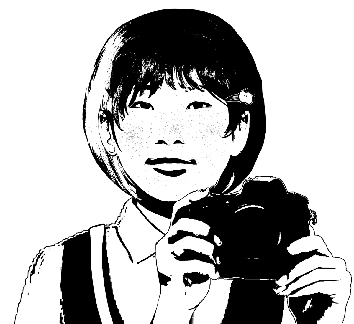 Randomly_Where's tweet photo. Photobashed Mahiru and Hiyoko https://t.co/DLaRSryON1