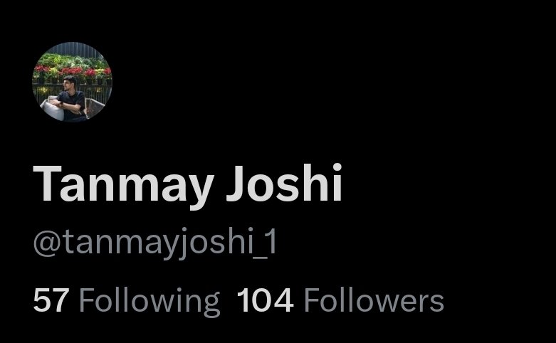 Tanmay Joshi tweet media