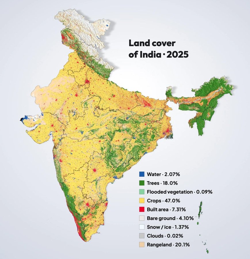 chakradarraju's tweet photo. Most of India is occupied by farmers. They don't even do anything productive. Only 18% of GDP is from farming in spite of occupying close to 80% of land and keeping 50% of the population in unproductive economic activity. They don't pay income tax. They keep asking for MSP, loan waiver, etc. essentially redistriburion from 1% of productive Indians.

How long do we allow our finite land resources, limited financial capacity on these forever burden, aka farmers.

When few trees get cut for better infrastructure for productive cities fake environmental activists protest and destroy progress.

Do these activists not have the guts to ask farmers to improve the environment by creating more green cover?