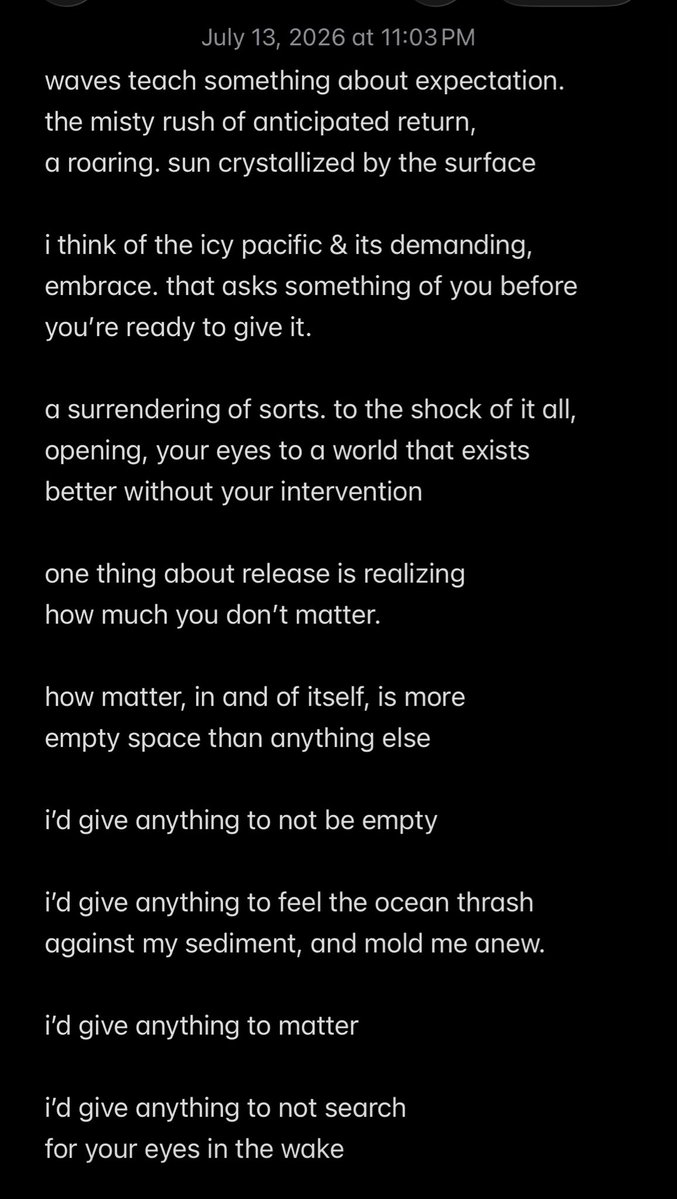 AT_Gonza's tweet photo. Notes app poetry Alyshia is back 🤲🏽 https://t.co/dBA5X3kBFs