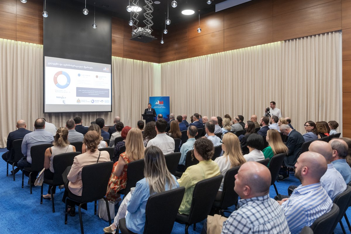 Geostat100's tweet photo. ✅ The National Statistics Office of Georgia (Geostat) held a presentation of its new Artificial Intelligence (AI)-based NACE Classifier Search Portal.
🔗 For detailed information see the link below 👇
https://t.co/AOVDIMOfaS https://t.co/GpwE6JLp87