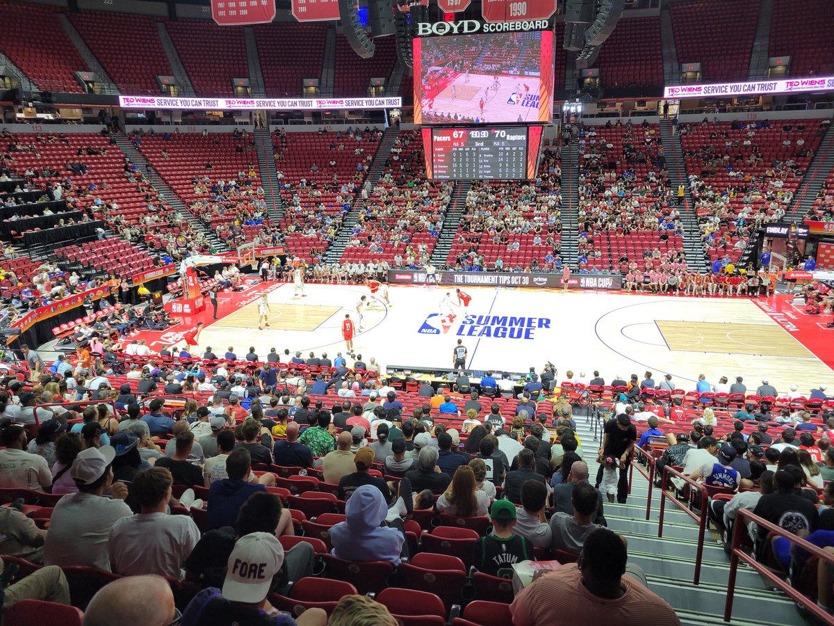 davidleejoy's tweet photo. NBA Summer League action today here in Las Vegas https://t.co/UTi03Tj6NT