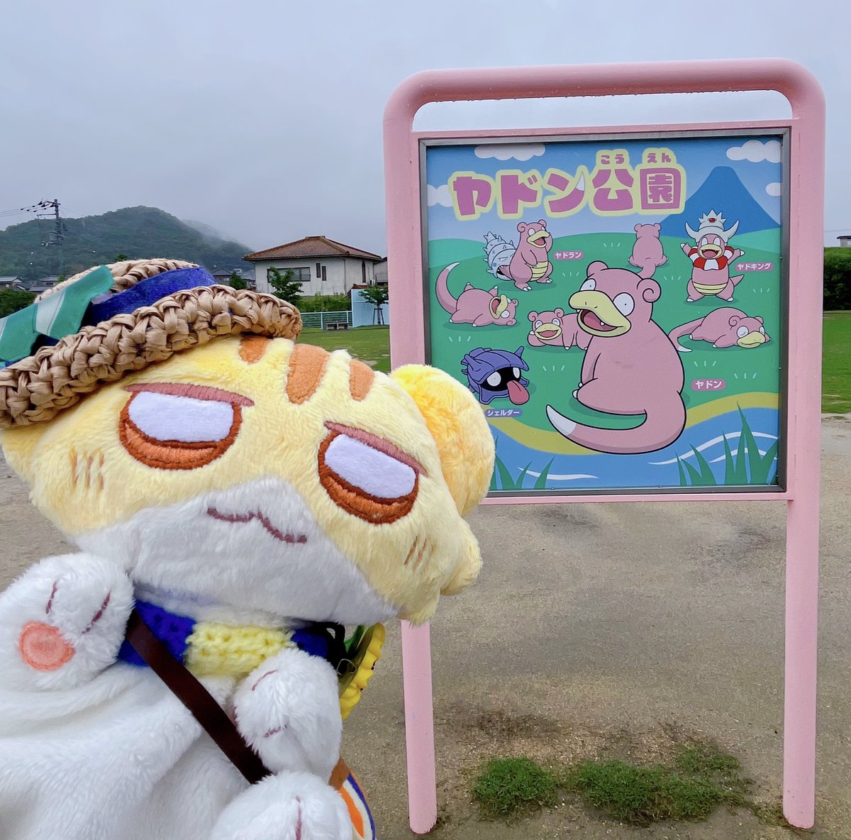 mican_cha's tweet photo. ヤドン公園 ちゃ！ https://t.co/UpaUSEIfSH