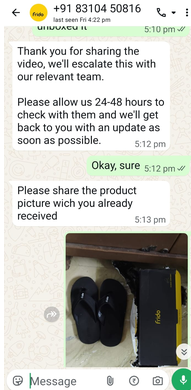 vinay_jadon's tweet photo. @frido_official Did you see this video? It clearly shows negligence in your delivery process. My wife has been following up with customer care since 5 Jul, but there's been no response. Worst service experience. Sleeper worth ₹1,899 still not delivered. @jaagograhakjago https://t.co/UwXYbku695
