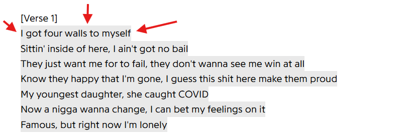 mikethekiller0's tweet photo. YoungBoy didn't really have four walls to himself because, if he was in prison, there was a gate in front of him instead of a solid wall, so it doesn't really count as having four walls. https://t.co/87RwADZ7TX