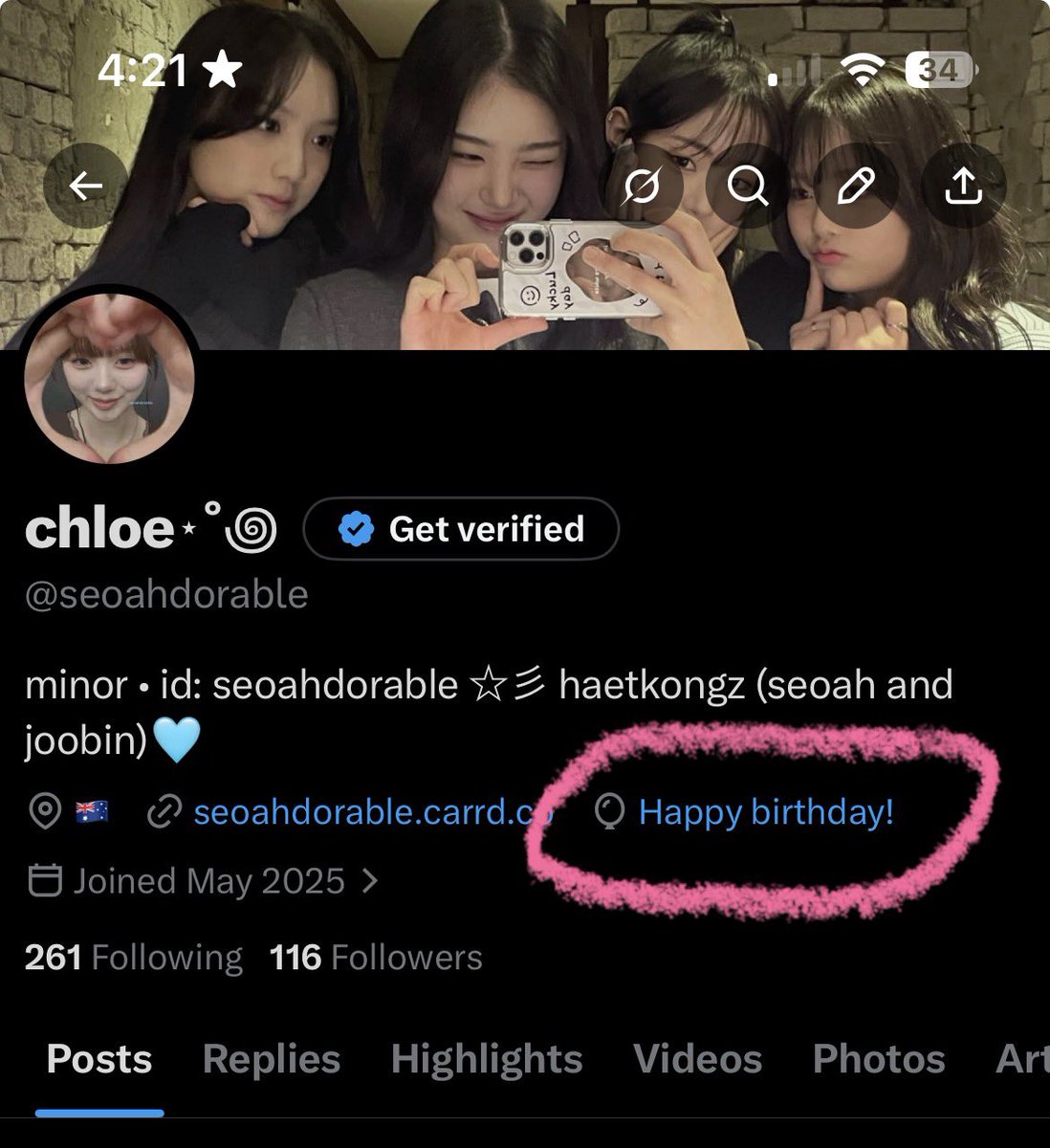 chloe⋆˚꩜ tweet media