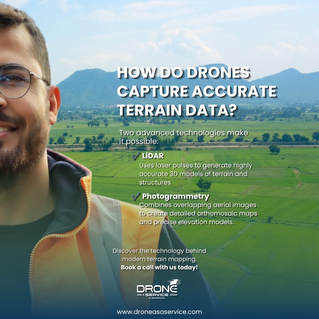 daasplatform's tweet photo. Getting precise data for terrain and elevation mapping is a major challenge for many organizations.📊
LiDAR uses laser light for 3D models, while photogrammetry stitches photos into detailed maps.
See how it works: https://t.co/7VbnYj81FN
#DroneAsAService #Photogrammetry #LiDAR https://t.co/xsRzm1VHFg