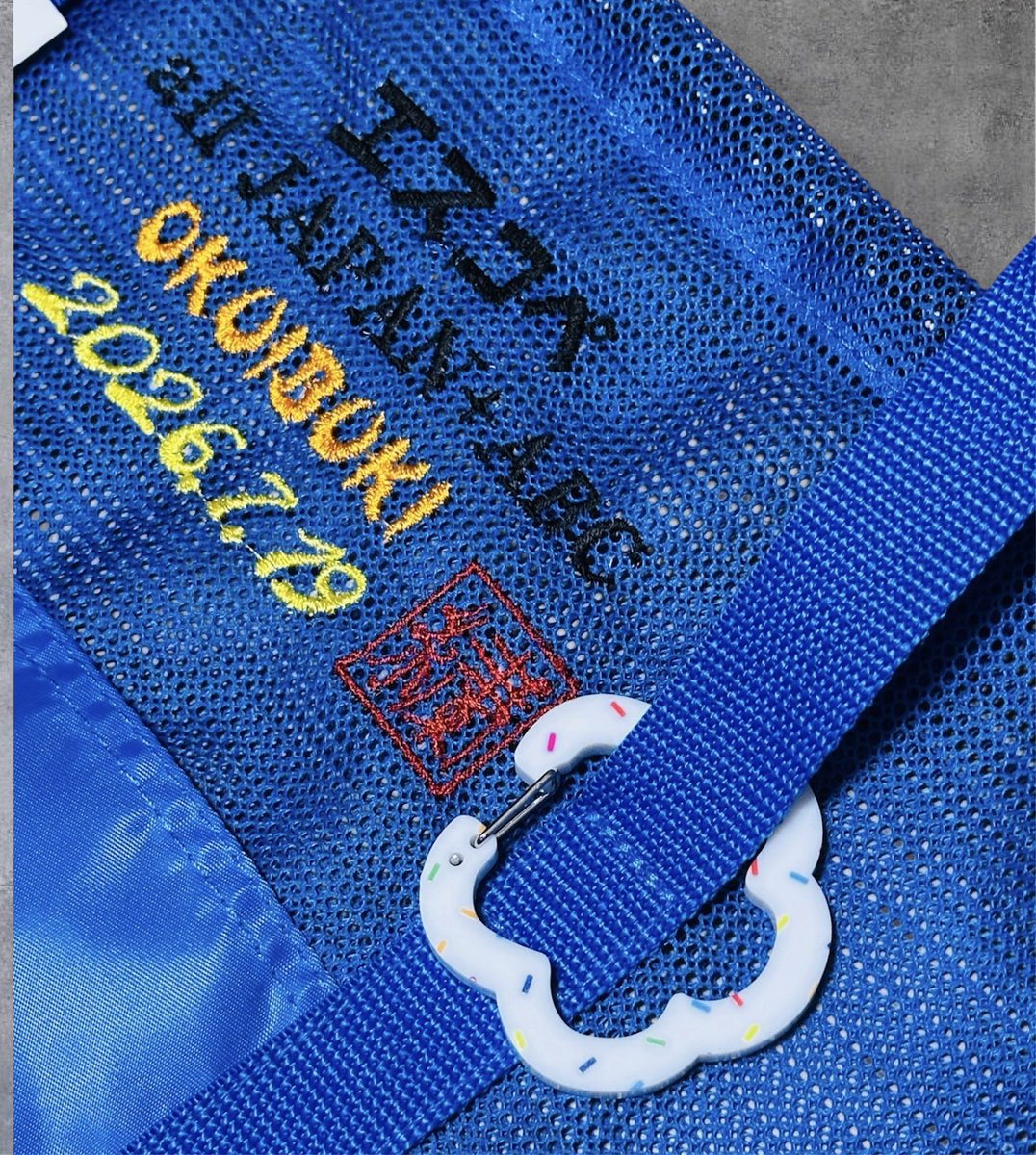 メッシュに刺繍!!!! 夏にぴったりアイテムですね♡
