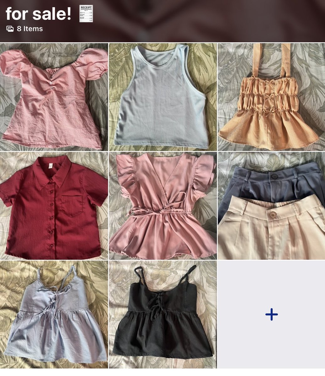 seeunpayo's tweet photo. ✿ wts lfb ph preloved declutter clothes ukay 🛍️

see posts for when worn + price https://t.co/0HJRwDQAFn