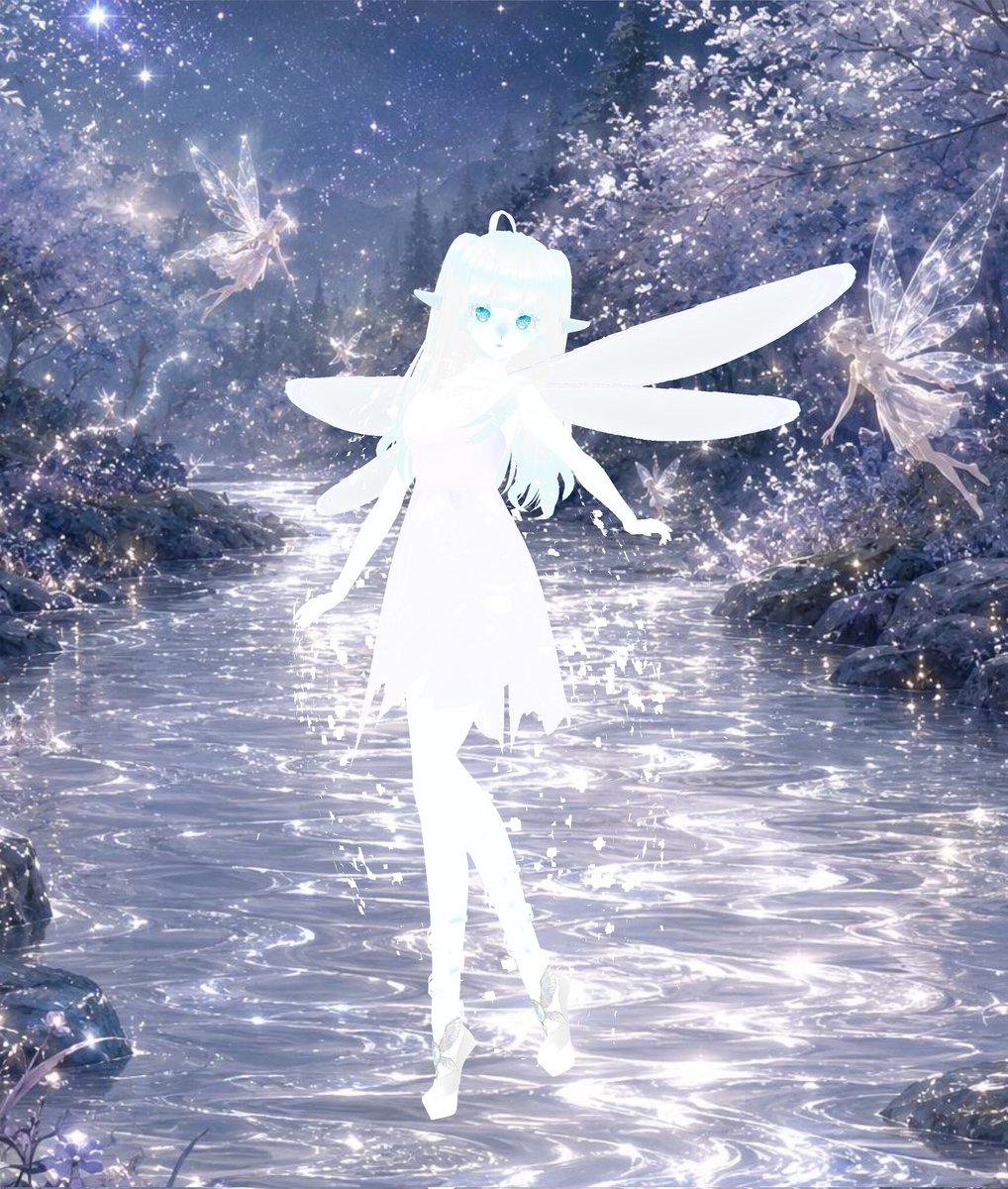 Lay_spoon_'s tweet photo. silver rivers
曲に合わせて制作
氷の妖精
 #Vroid  #cluster https://t.co/n9I8I4LrZ9