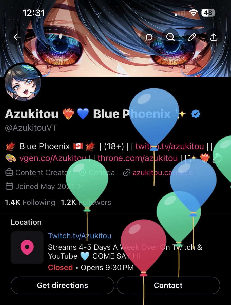 Azukitou ❤️🔥💙 Blue Phoenix ✨ tweet media