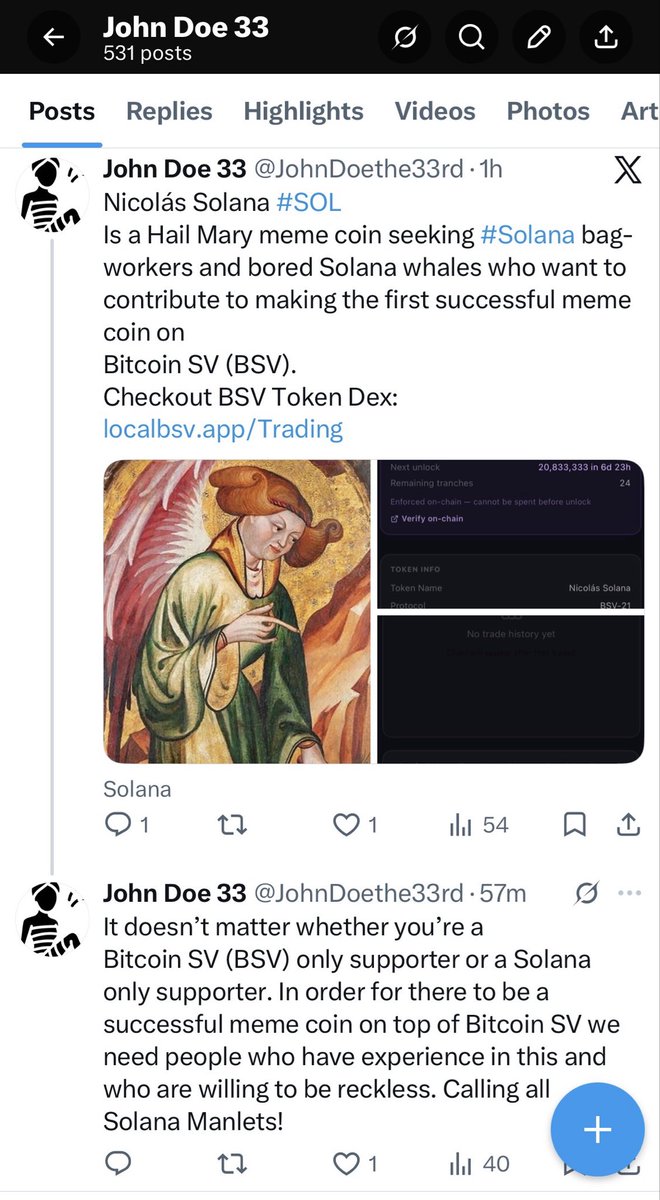 John Doe 33 tweet media