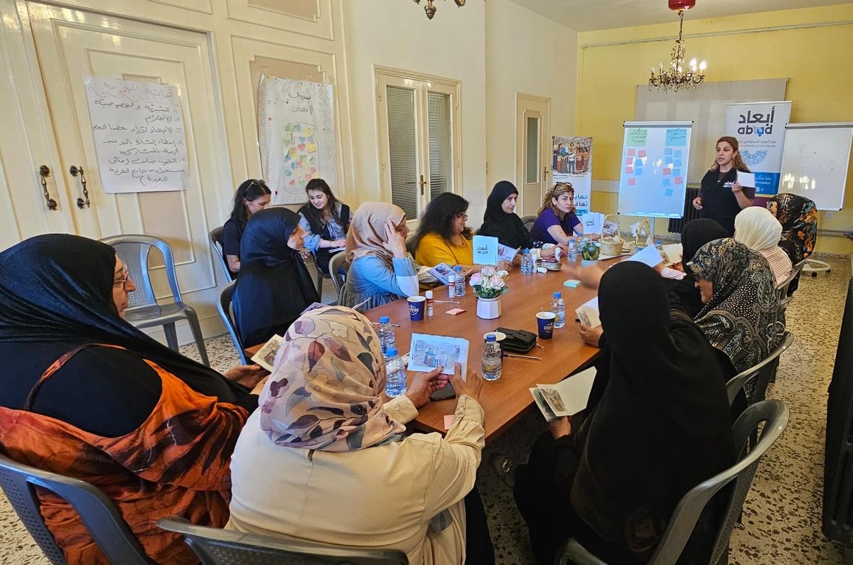 AbaadMENA's tweet photo. It was a pleasure to welcome UNFPA Head of Programmes, Mrs. Pamela Di Camillo, and GBV Programme Assistant, Ms. Maya Hammoud, to the ABAAD Model Center in Zahle.

The visit provided an opportunity to engage with a session gathering women right-holder IDPs and returnees affected by the ongoing crisis.

These sessions organized under the UNFPA-ABAAD partnership offer a safe space for women to connect, heal, and strengthen their resilience while navigating the challenges of displacement and recovery. 

We are grateful for UNFPA's continued partnership and commitment to supporting women and girls through meaningful, community-based interventions.

Together, we continue to foster hope, dignity and protection in Lebanon.

#UNFPA #ABAAD 

@UNFPALebanon