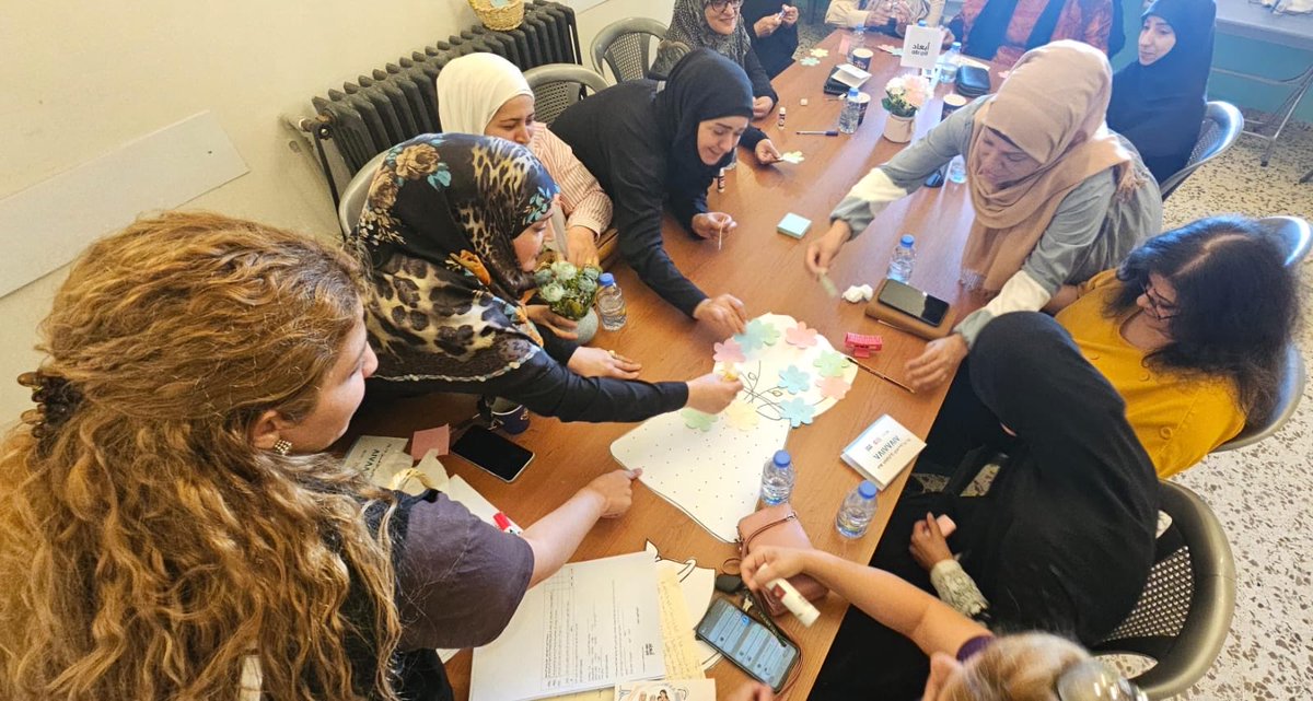 AbaadMENA's tweet photo. It was a pleasure to welcome UNFPA Head of Programmes, Mrs. Pamela Di Camillo, and GBV Programme Assistant, Ms. Maya Hammoud, to the ABAAD Model Center in Zahle.

The visit provided an opportunity to engage with a session gathering women right-holder IDPs and returnees affected by the ongoing crisis.

These sessions organized under the UNFPA-ABAAD partnership offer a safe space for women to connect, heal, and strengthen their resilience while navigating the challenges of displacement and recovery. 

We are grateful for UNFPA's continued partnership and commitment to supporting women and girls through meaningful, community-based interventions.

Together, we continue to foster hope, dignity and protection in Lebanon.

#UNFPA #ABAAD 

@UNFPALebanon