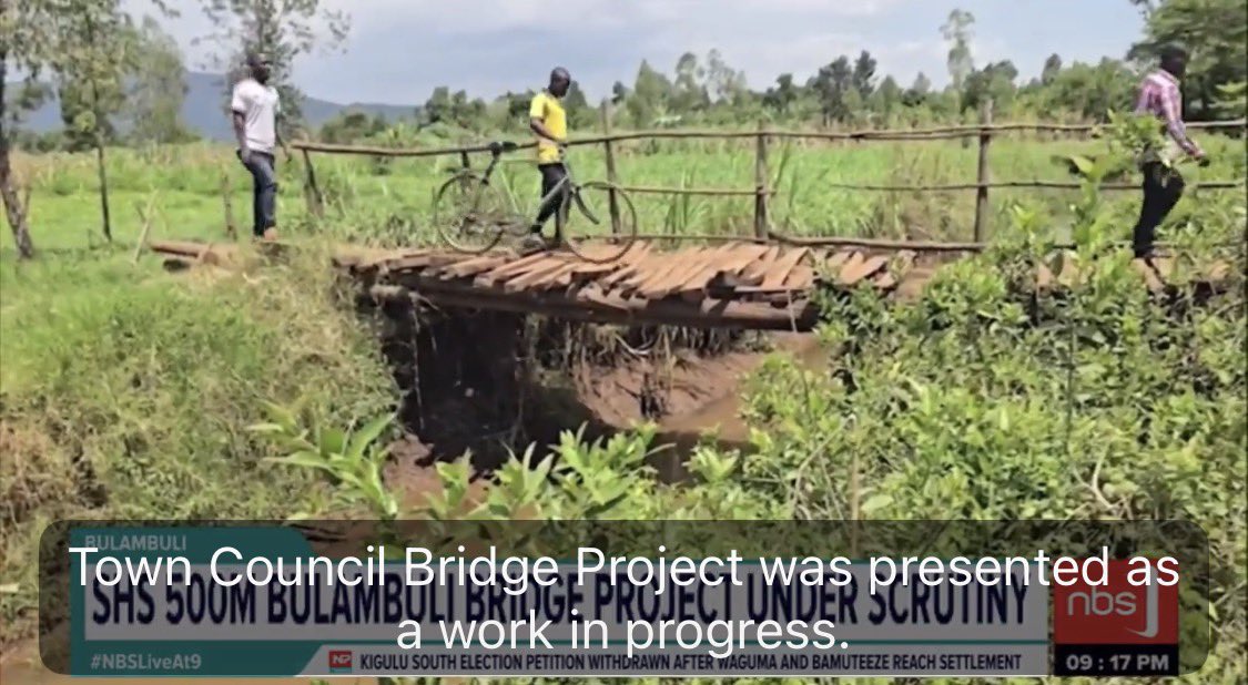 kirya_ug's tweet photo. The  Bulambuli Town Council Bridge project that costed 500M, if you think thieves were only in parliament atte mu local council kyatabuka. https://t.co/aKVQpj2HNt