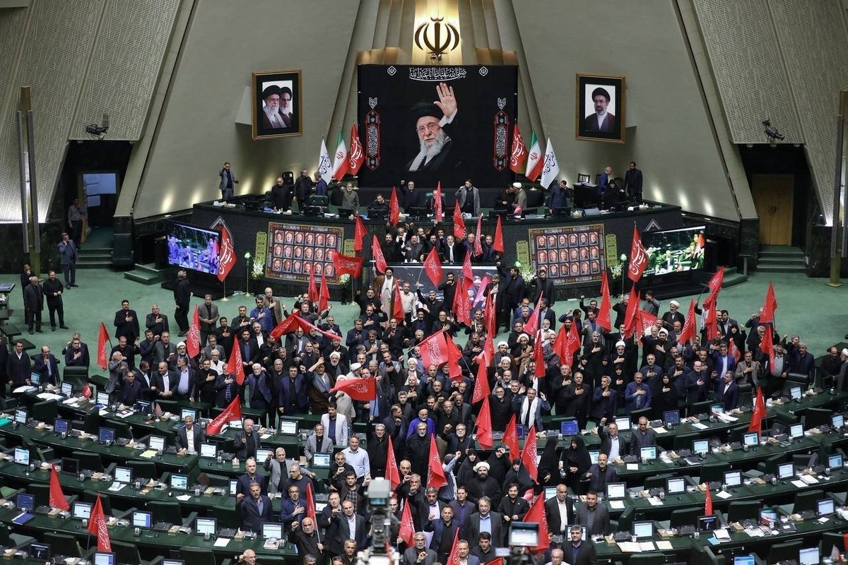 IrnaEnglish's tweet photo. The Iranian Parliament held an open session on Tuesday. https://t.co/4CwoBA9e8H