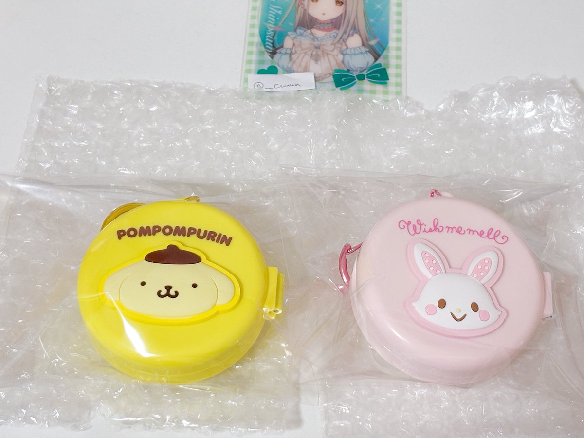 __cuuun's tweet photo. 【交換】サンリオ　シークレットミラー付きコンパクトブラシ　コンパクトブラシ　ブラシ　ミラー

譲　ポムポムプリン　ウィッシュミーメル
求　チアリーチャム　ポチャッコ

郵送のみです。
よろしくお願いします。 https://t.co/uVQfcOCOaG
