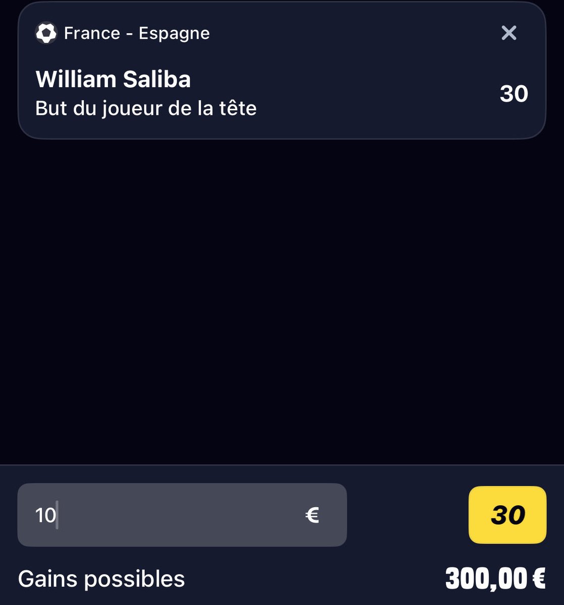 AlexUBLV's tweet photo. @Betclic Santooss - Après Umtiti en 2018, ce soir c’est Saliba ! https://t.co/T4R84chr38