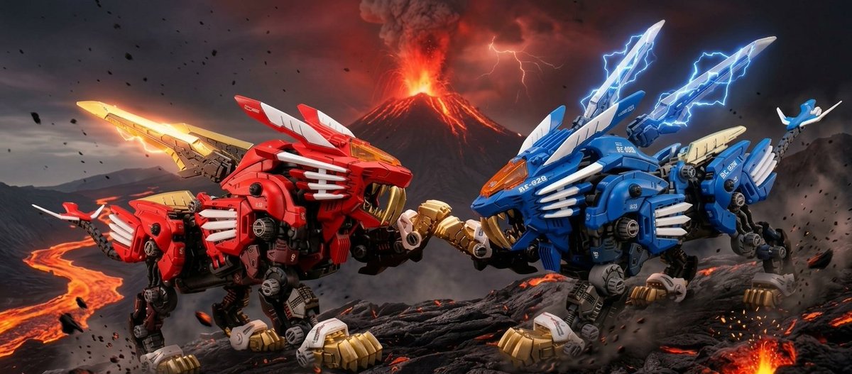Fj2HahZzDeOD4yh's tweet photo. BLADE LIGER LS vs BLADE LIGER
#ZOIDS #BLADELIGER https://t.co/iwX1KlNnfT