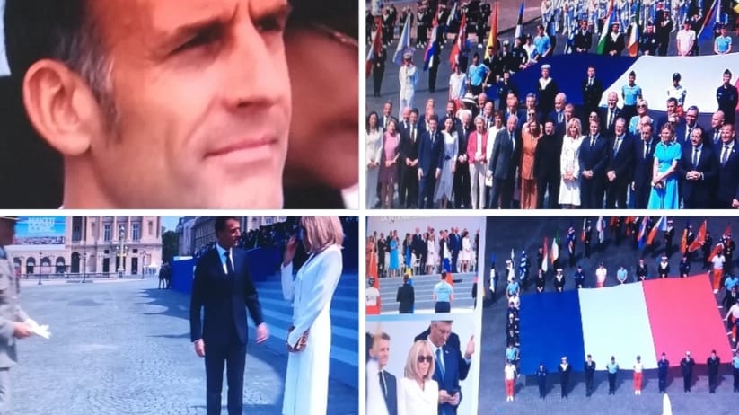 COSTESLionelEr's tweet photo. Un #défilémilitaire impeccable, impressionnant et émouvant pour ce #14juillet2026 qui restera inoubliable❗ 
Notre reconnaissance à @EmmanuelMacron de nous avoir fait vivre ce moment  d'#uniténationale 👌 👏 
#FiersDeNosSoldats 🇫🇷  
@armeedeTerre 
@Armee_de_lair
@MarineNationale https://t.co/EFzkRZMRih