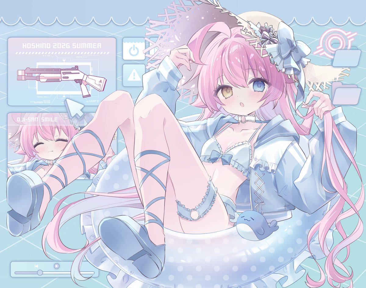 kurun_p's tweet photo. 水着ホシノのデスクトップ壁紙🖥️
「うへ～先生なら壁紙にしていいよ…ちょっと恥ずかしいけど🐳」 https://t.co/ndReGqd7nv