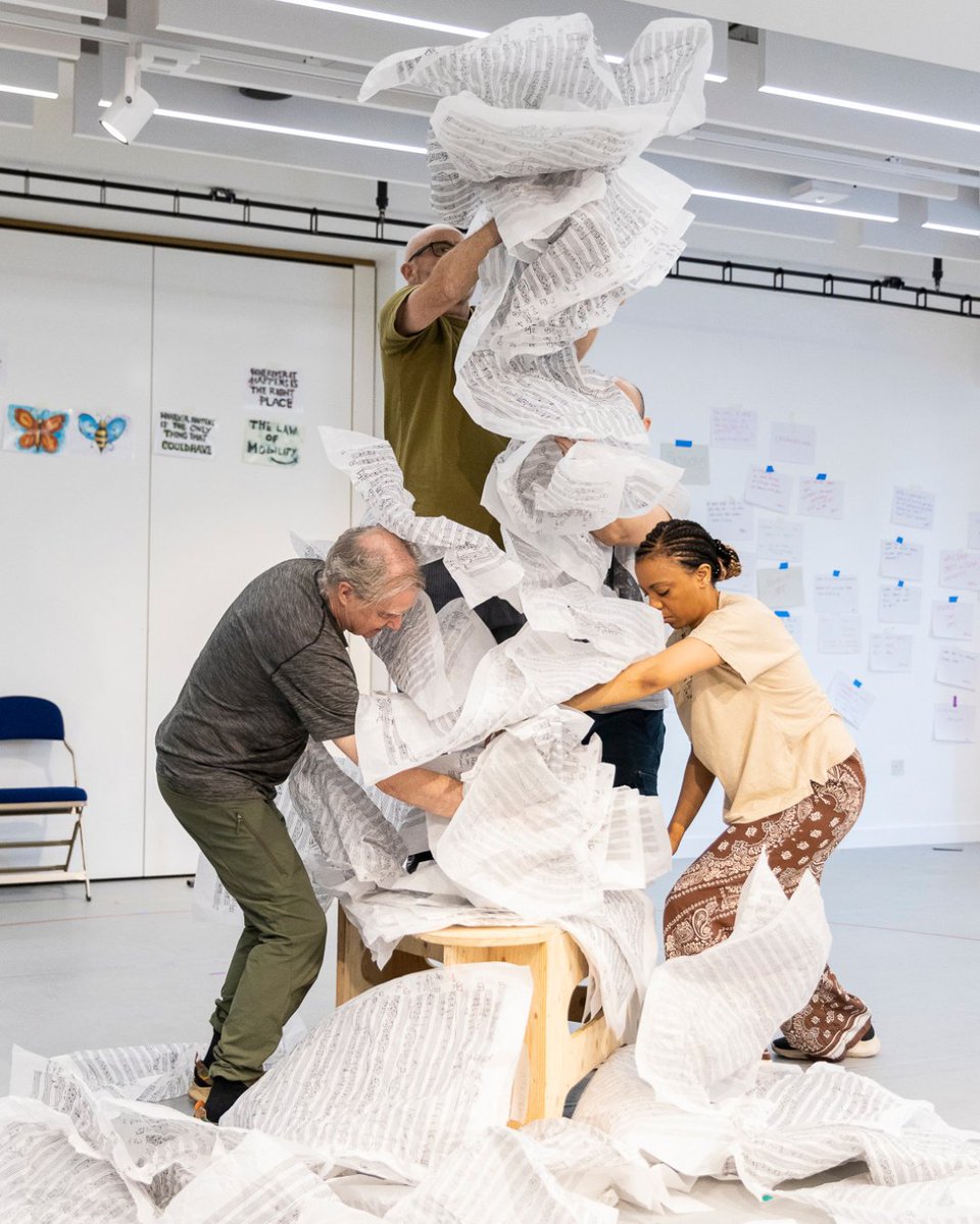 sohoplacelondon's tweet photo. FIRST LOOK at Tao of Glass rehearsals 🌟 

Featuring ten brand new pieces of music from Philip Glass, his mesmerising collaboration with Phelim McDermott explores life, loss and a single question: Where does true inspiration come from?

🎟️ https://t.co/vRytGHbOJN

📸 Shona Louise https://t.co/Qs5K9Oj4iW