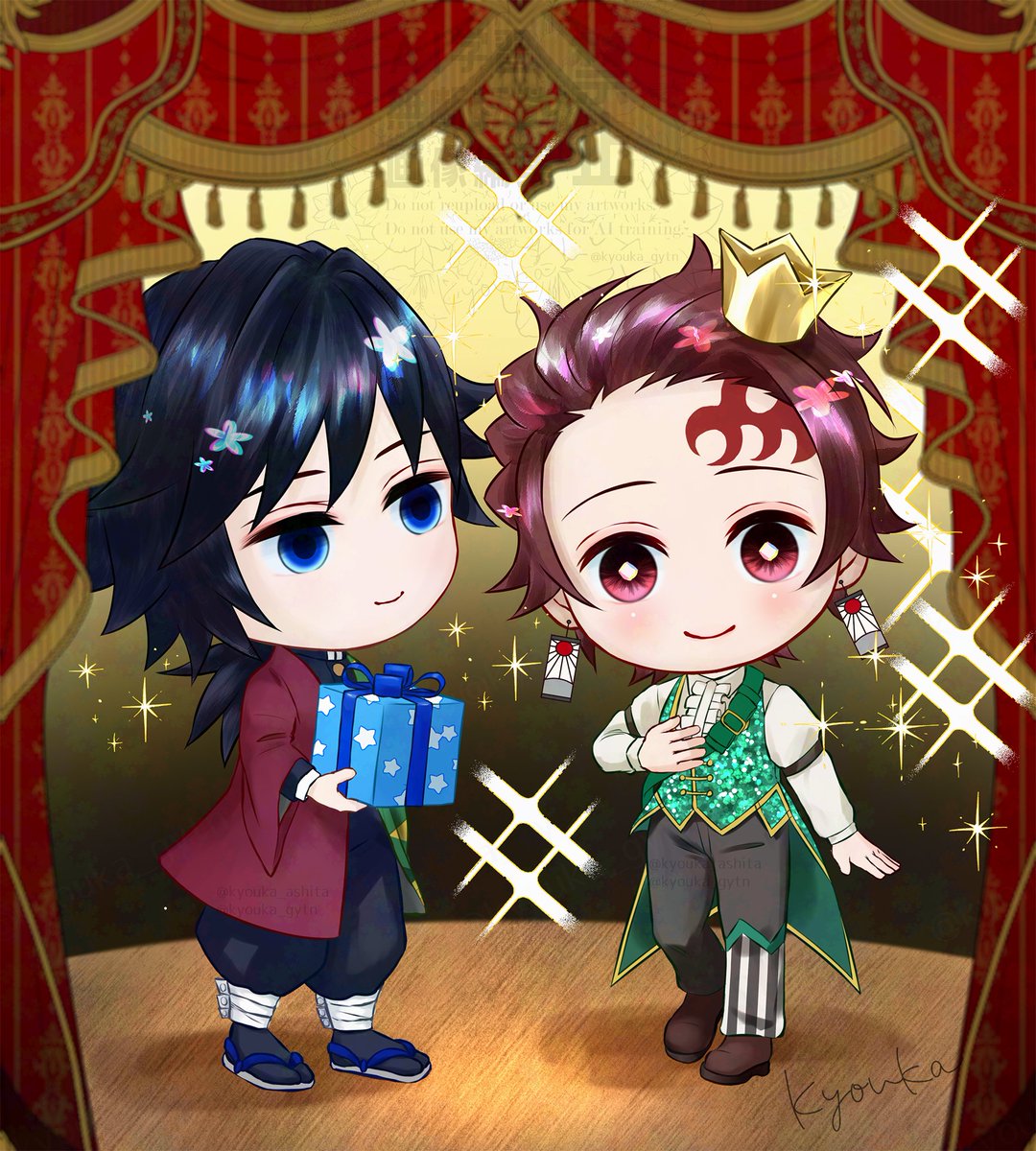 kyouka_gytn's tweet photo. ｢おれの🎴じろうが世界一可愛くて輝いている( ܸ ⩌⩊⩌ ܸ )♡｣
🎴🎂の👑衣装可愛いねキラキラだね✨✨✨おめでとう🥳💖💖💖
※義炭 https://t.co/dkh4JA6RFZ