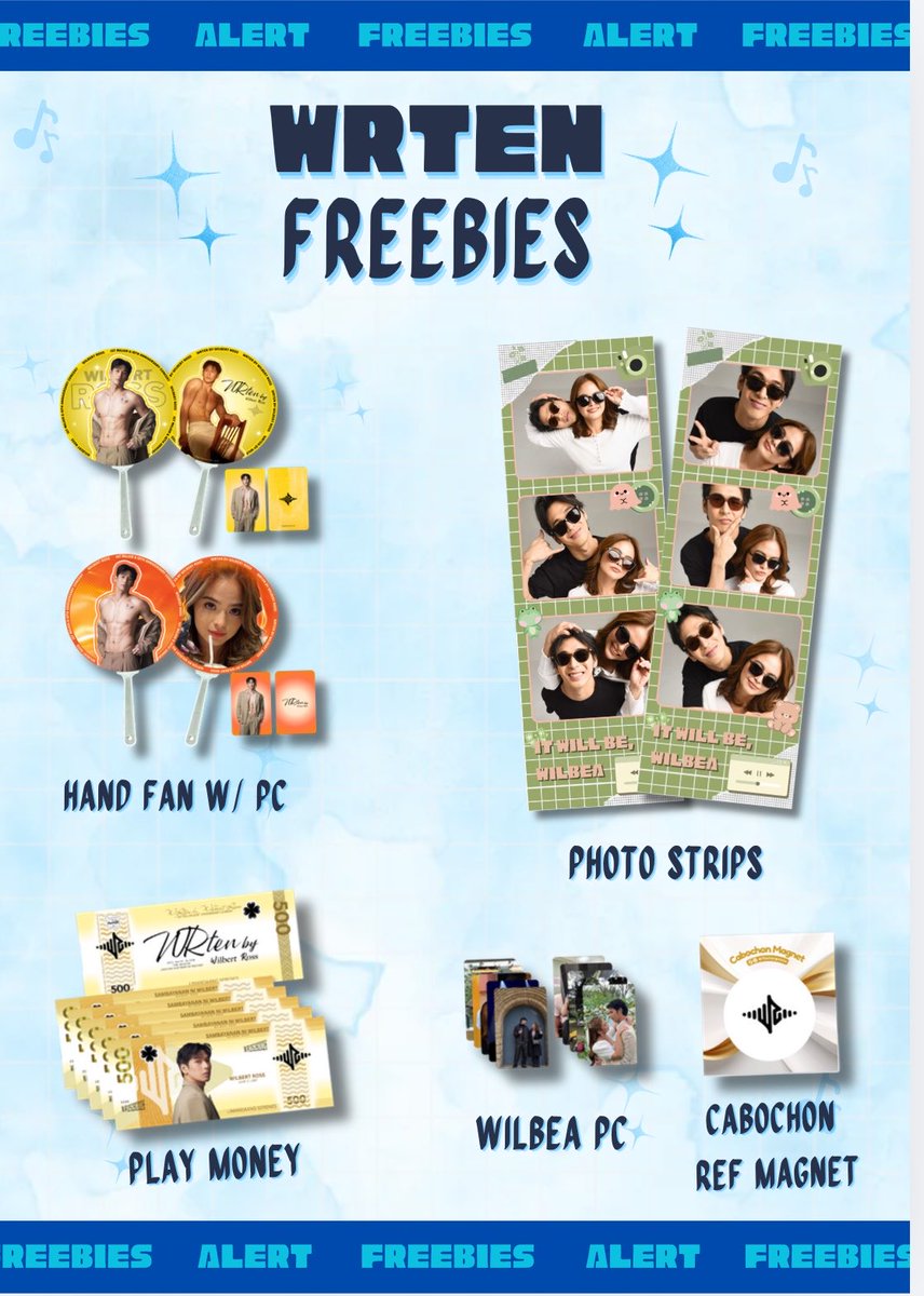 beancaluvr's tweet photo. WRTen freebies for Day 1 &amp; 2 🎶

*limited quantity 🗒️ https://t.co/5hpfQ07WoZ