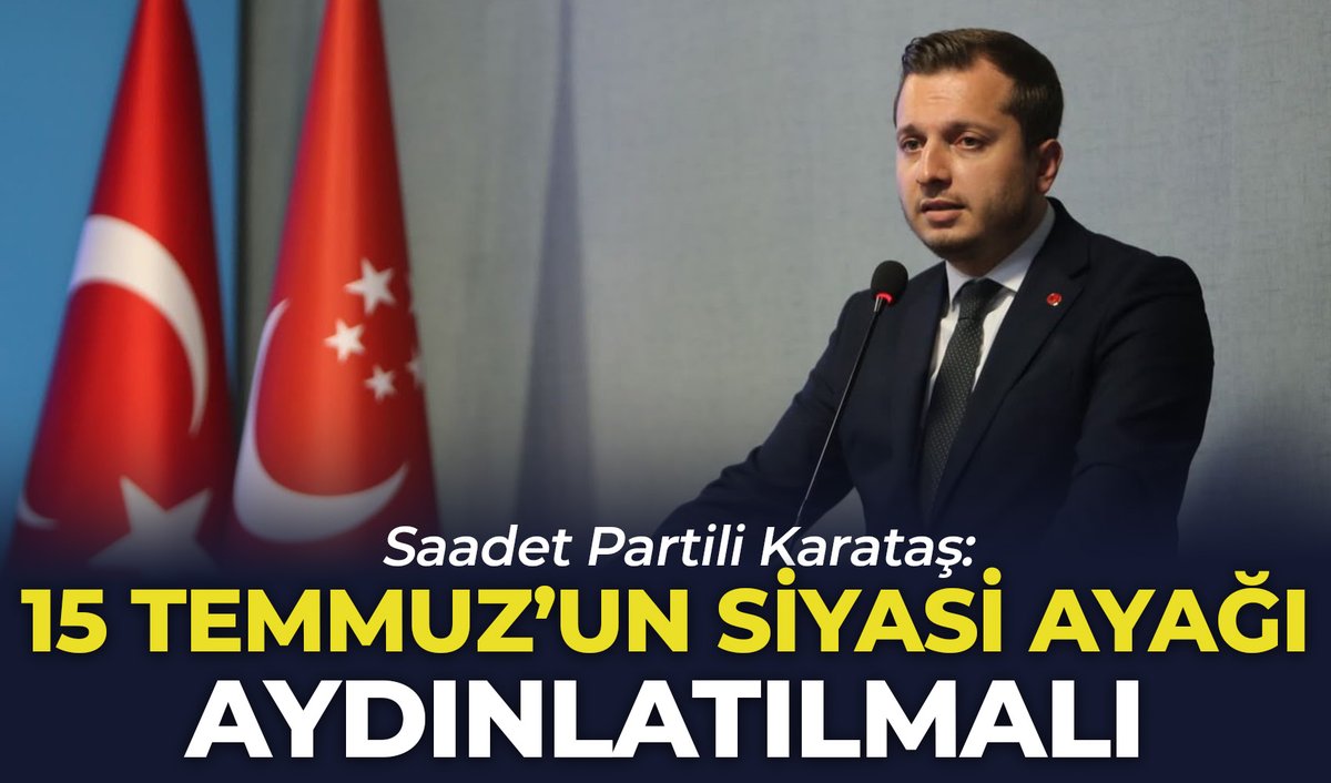 AfyonPostasi's tweet photo. Saadet Partili Karataş: "15 Temmuz’un siyasi ayağı aydınlatılmalı” https://t.co/vupBgkbh31 https://t.co/cJ73WKRBZN