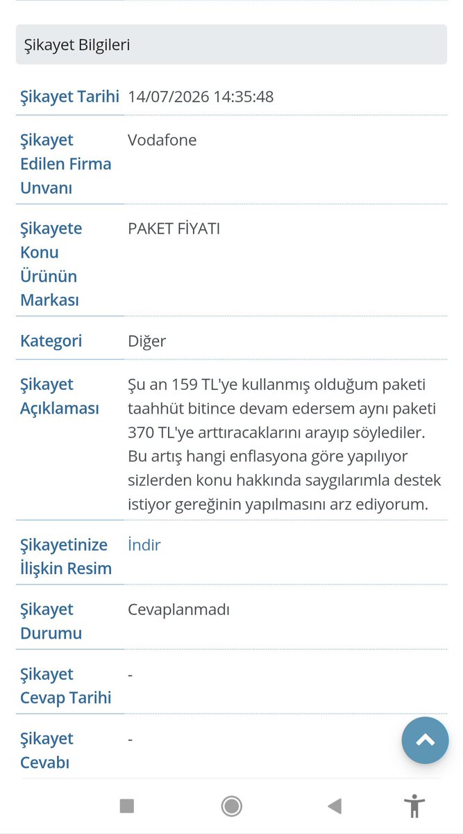 KTurkolog's tweet photo. Fahiş fiyat artışı şikayet listesine kesinlikle VODAFONE TÜRK TELEKOM TURKCELL gibi şirketler de eklenmeli sayın @bekir_kaplan @VodafoneTR https://t.co/XE7gW51g0d