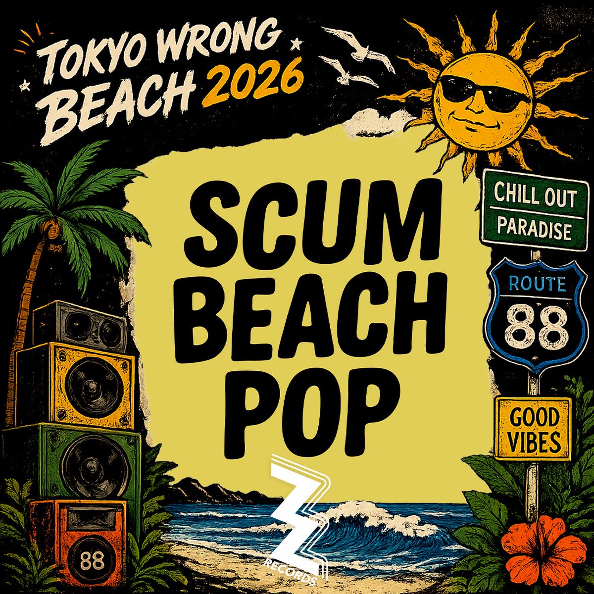 hakaihayabusa's tweet photo. ⁡TOKYO WRONG BEACH 2026
ARTIST INTRODUCTION #04
⁡
SHOP
ZIGGZAGG RECORDS 🇯🇵
⁡
JACK上村が主宰するインディーズ・レーベル。
⁡“SCUM BEACH POP” をコンセプトに、Punk Rock、Reggae、West Coast Cultureを独自の感覚で融合。
⁡
🌴 https://t.co/IAClYymuQO https://t.co/GMB9hHBLxD