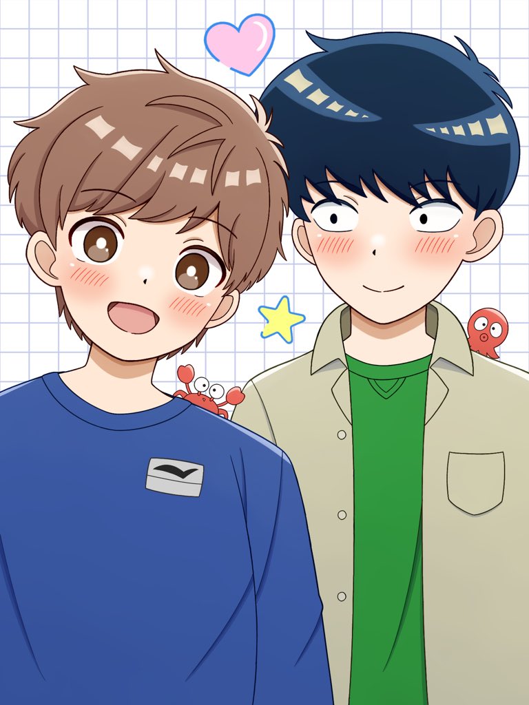 b_negi03's tweet photo. この2人かわいい！きゅんきゅんをありがとう！🦀🐙
#ガンバレ中村くん #nkmrknFA https://t.co/b8968rHvvT
