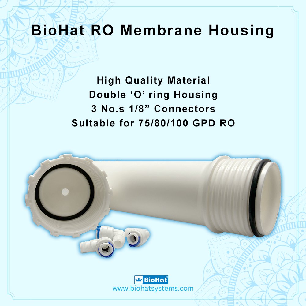 biohatsystems's tweet photo. 🧺 RO Membrane Housing with Double O-Ring💦

✅ Double O-Ring design for enhanced leak-proof sealing
✅ High-quality, food-grade durable material

👉 Buy: https://t.co/Iy89lIegbB
📞 Contact Us: +91 7350347467

#MembraneHousing #ROSpareParts #WaterPurifier #BioHatSystems https://t.co/o6ZRrbUCdn