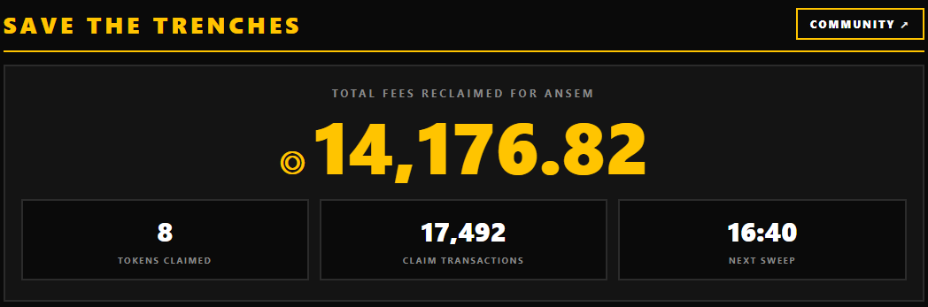cr15pe's tweet photo. Spent just over $250 now in gas fees alone (not including server costs, API keys, etc.) to claim over $1.1m in creator fees redirected to @blknoiz06.

Built the following:

1. A publically accessible bot where anyone can airdrop/add LP/burn for their projects cyclically.
2. A one off airdrop & fee claim bot accessible to all.
3. An open-source large scale airdropping toolset to suit bigger projects.

https://t.co/huunsHZZ6Z
https://t.co/ZPrTdxVJlw
https://t.co/ExbGvCfi3l

The narrative of the trenches has shifted for the better in the last few weeks and the vibes feel much better.

The trenches will win. 🐂💧