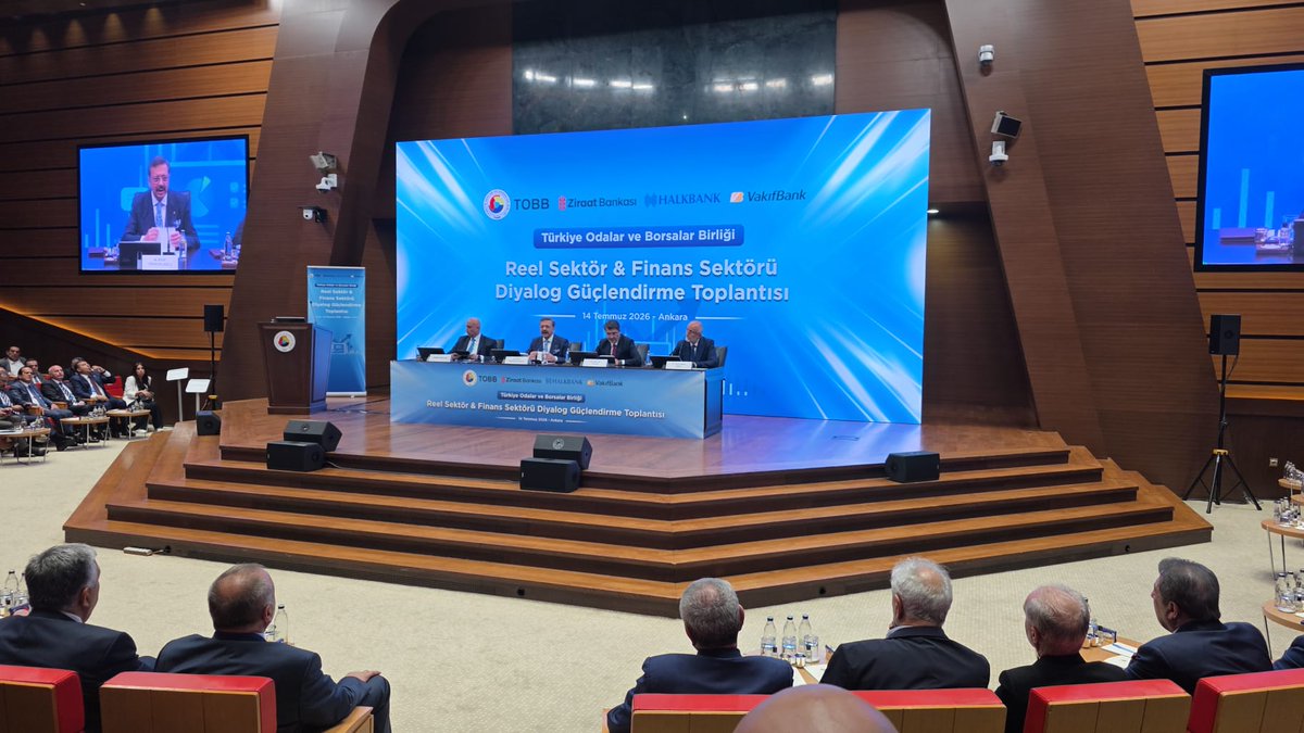 CankiriTSO's tweet photo. Meclis Başkanımız Fehmi BÖLÜKBAŞI, Türkiye Odalar ve Borsalar Birliği’nin ev sahipliğinde gerçekleşen, Kamu Bankaları Genel Müdürlerinin yer aldığı  Reel Sektör &amp; Finans Sektörü Diyalog Güçlendirme Toplantısına katılım sağladı. https://t.co/olVwQSssHl