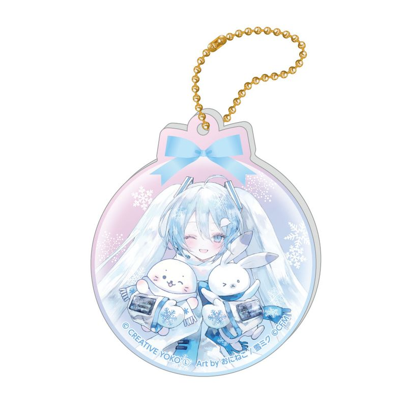 コレイズで予約開始！ しろたん×雪ミク_オーロラアクリルキーホルダー