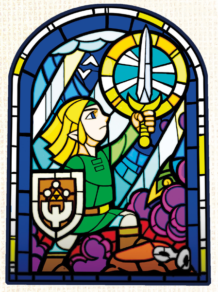MemoryCardFiles's tweet photo. Official art | The Legend of Zelda: The Minish Cap - Stained glass https://t.co/vA0zVcyTKP