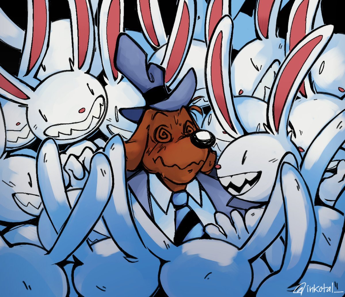 inkotal_'s tweet photo. HAPPY BELATED BIRTHDAY TO MY FAVOURITE CHAOTIC LAGAMORPH!!! (i was today years old when I realized he shares the same birthmonth as me)

here's some of my fav pieces with max i've made this year. (and ofc sam is in every one too)
#samandmax https://t.co/wNFK42Cg1K