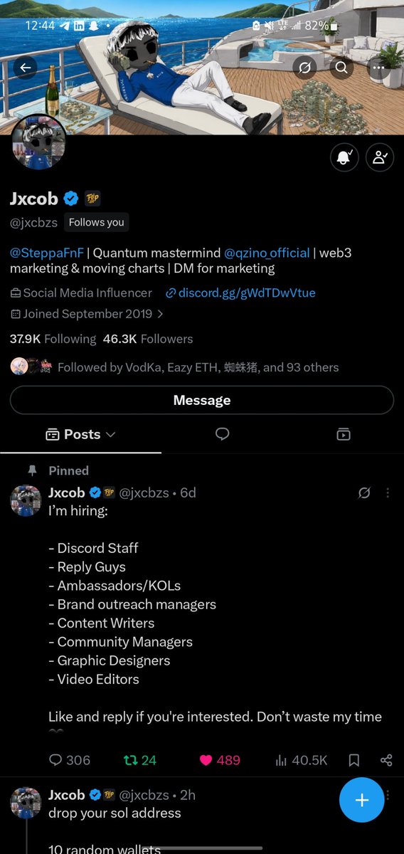 TosinOmooluwa's tweet photo. @jxcbzs D8jZgphuwSTpff4i8aidPXqwe97AtUvyKWnfudkSZy7Q

I'm following https://t.co/4cVihiIXwR